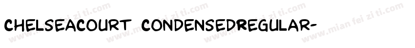 ChelseaCourt CondensedRegular字体转换